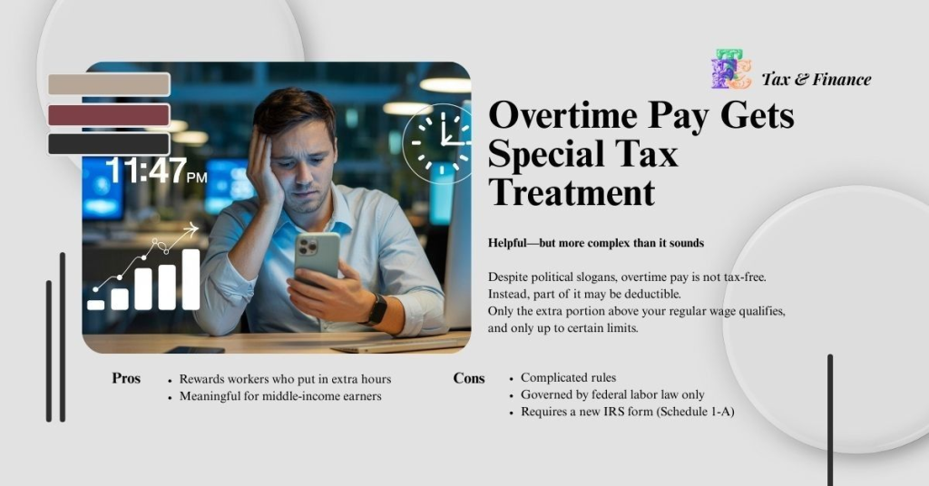 Overtime Pay Gets Special Tax Treatment