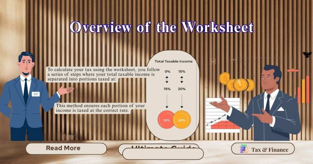 Overview of the Worksheet