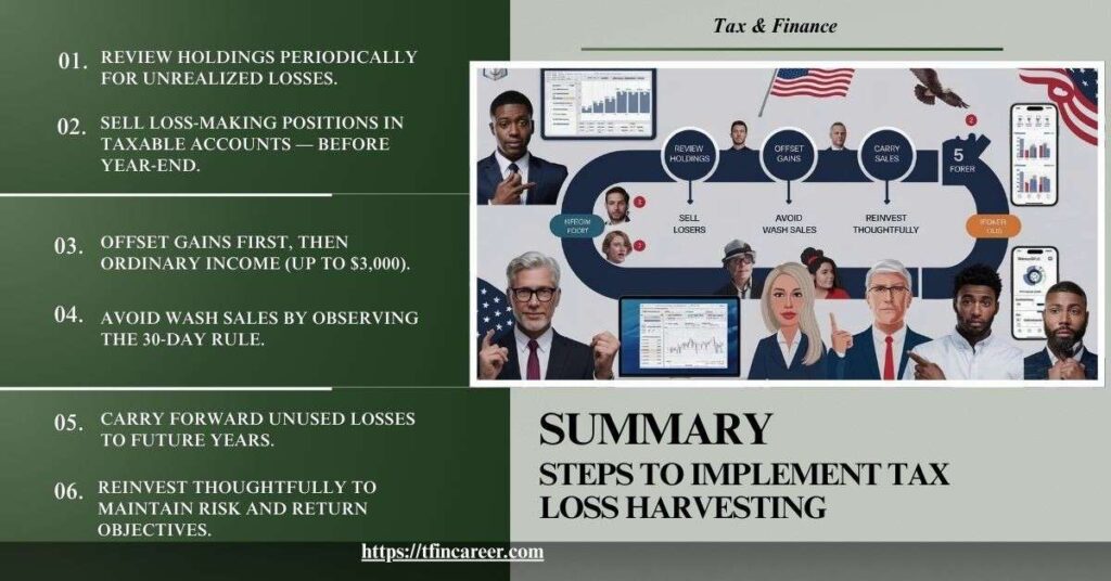 Summary - Steps to Implement Tax Loss Harvesting