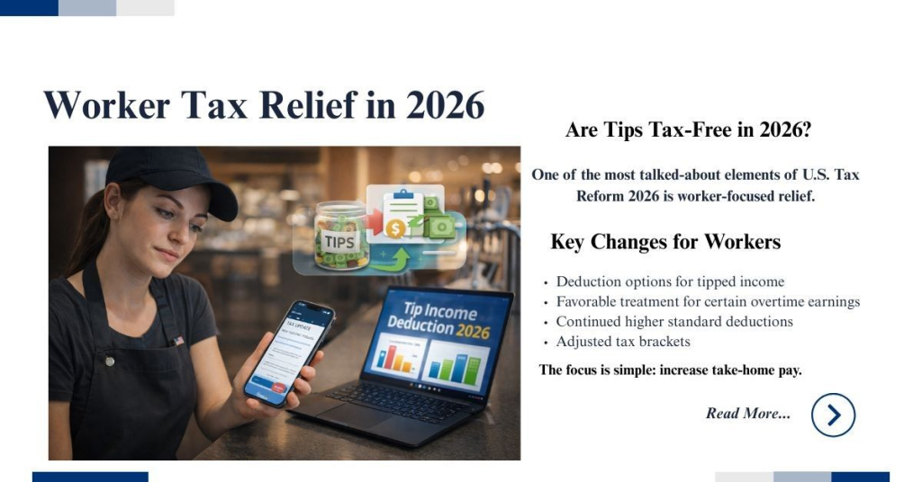 Tax Reform 2026: New Deductions, Benefits & What It Means for You 4 Tax Reform 2026 - Worker Tax Relief