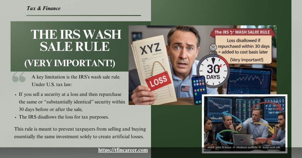 The IRS Wash Sale Rule (Very Important!)