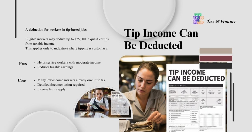 Tip Income Can Be Deducted