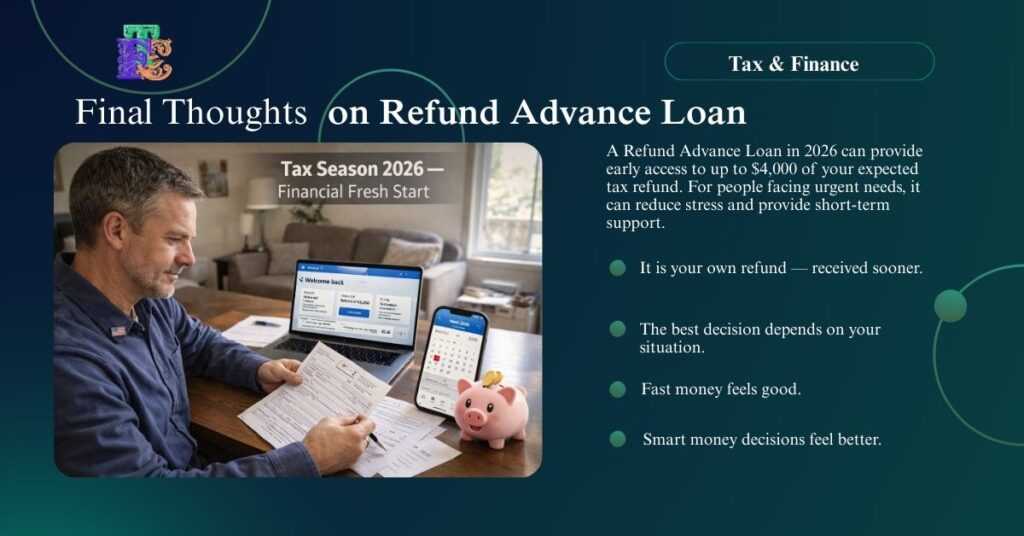 Final Thoughts on Refund Advance Loan 2026