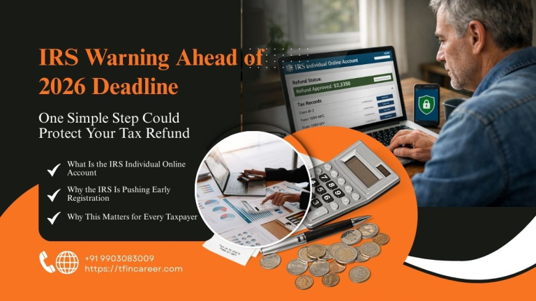IRS Online Account Warning 2026 Tax Deadline