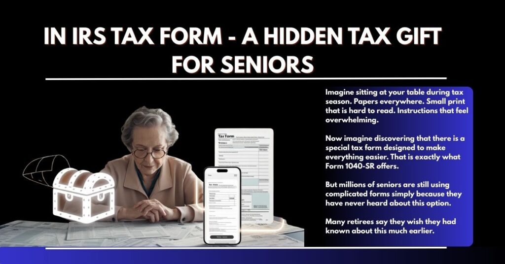 In IRS Tax Form - A Hidden Tax Gift for Seniors
