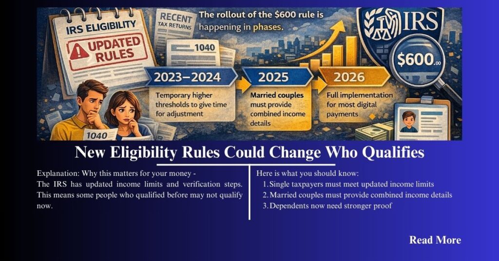 New Eligibility Rules Could Change Who Qualifies after IRS Update