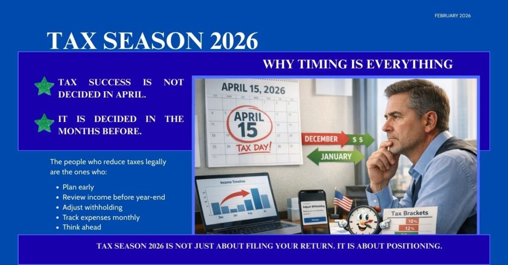 Tax Season 2026 - Why Timing Is Everything