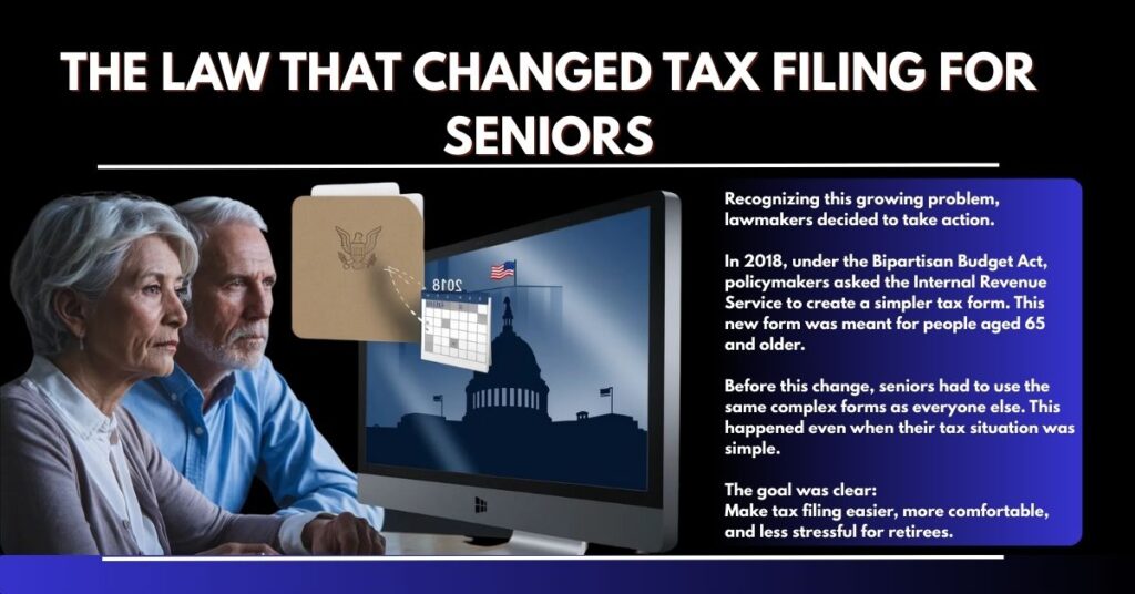 The Law That Changed Tax Filing for Seniors