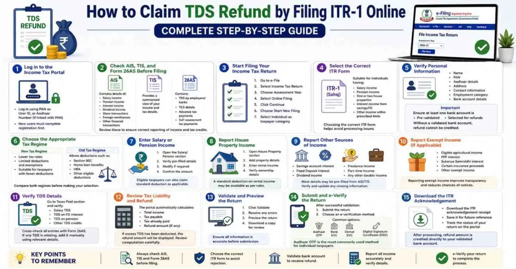 Step-by-Step Guide to Claim TDS Refund