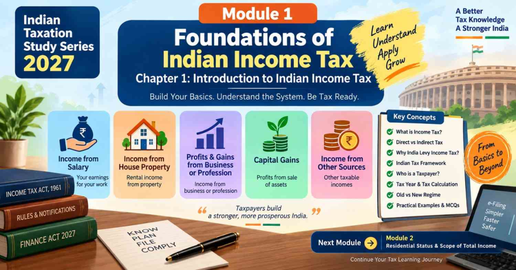 Indian Income Tax Basics 2027: Complete Guide for Students & Taxpayers 3 Foundation of Indian Income Tax Basics