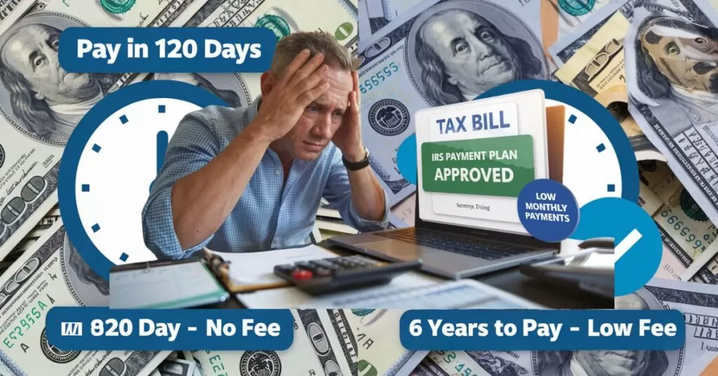 IRS payment plan approval – taxpayer relief from large tax debt