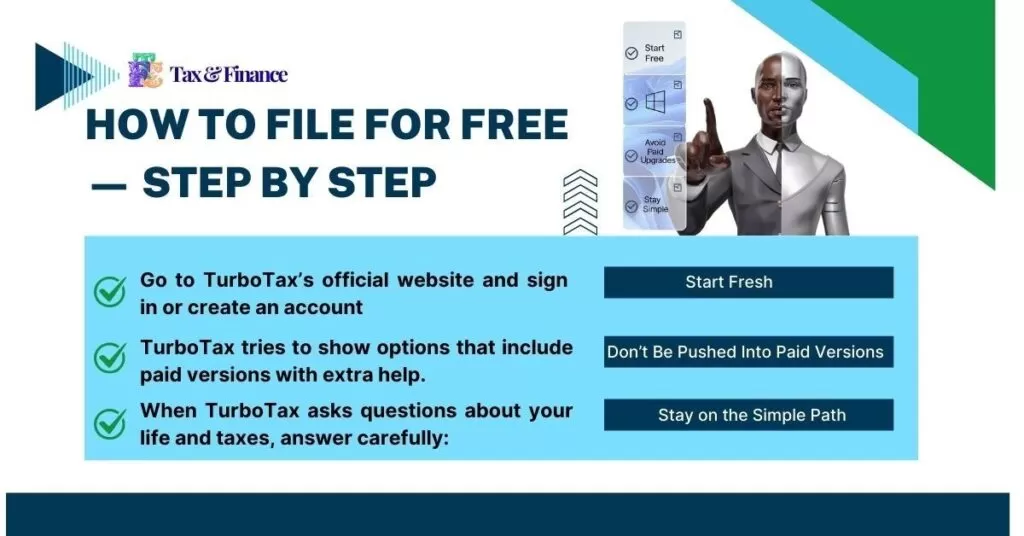 How to File for Free — Step by Step