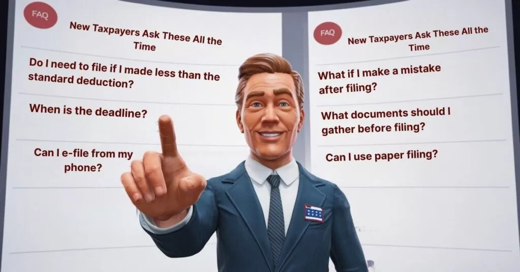 FAQ — New Taxpayers Ask These All the Time