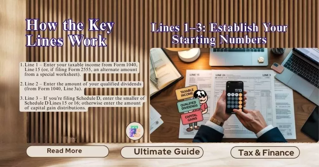 Lines 1–3 Establish Your Starting Numbers