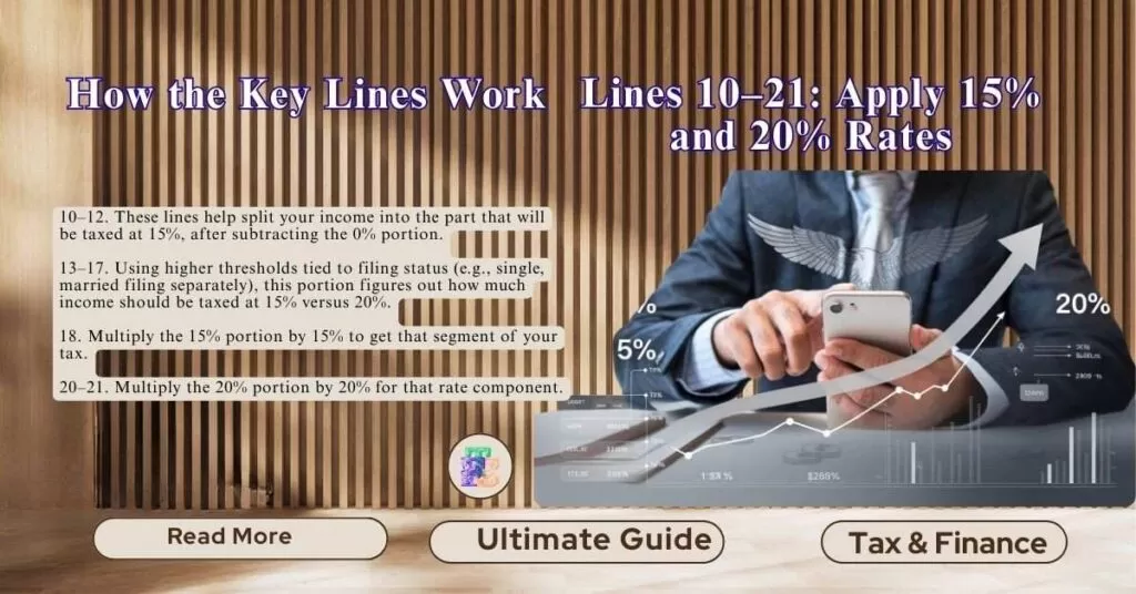 Lines 10–21 Apply 15% and 20% Rates