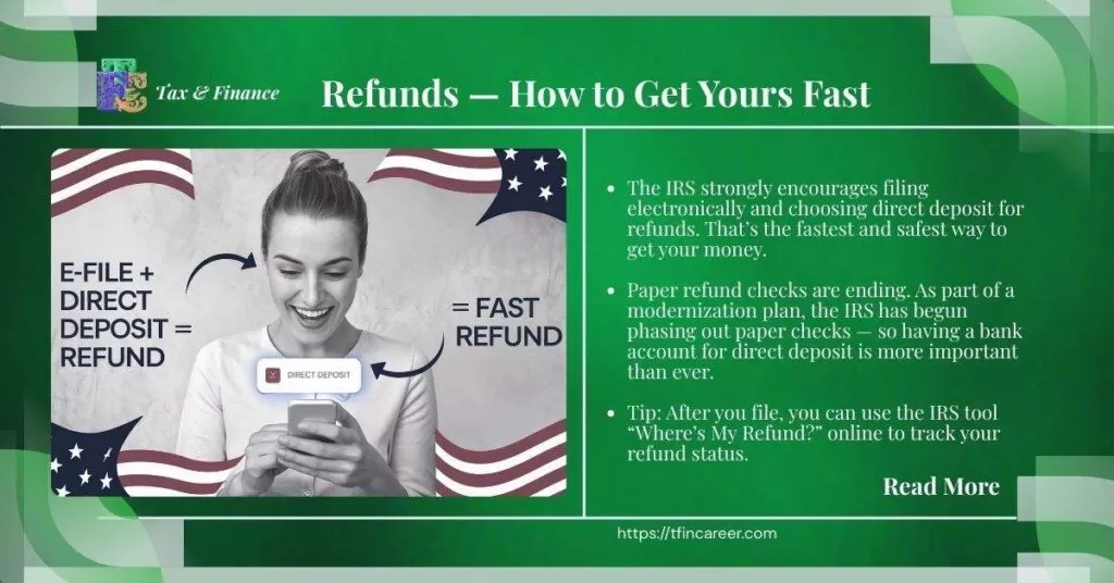 Refunds — How to Get Yours Fast