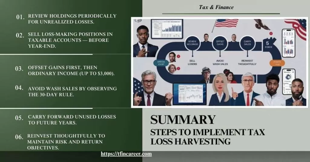 Summary - Steps to Implement Tax Loss Harvesting